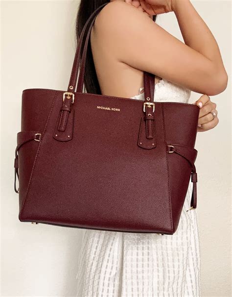 michael kors voyager sale|Michael Kors voyager tote merlot.